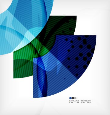 Soyut geometrik şekiller arka plan