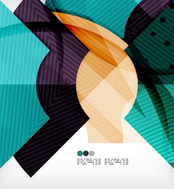 Soyut geometrik şekiller arka plan