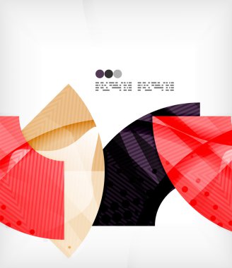 Soyut geometrik şekiller arka plan