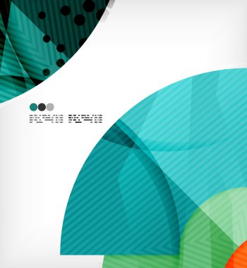 Soyut geometrik şekiller arka plan