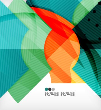 Soyut geometrik şekiller arka plan