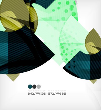 Soyut geometrik şekiller arka plan