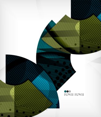 Soyut geometrik şekiller arka plan