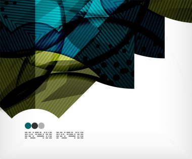 Soyut geometrik şekiller arka plan