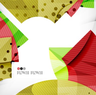 Soyut geometrik şekiller arka plan