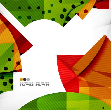 Soyut geometrik şekiller arka plan