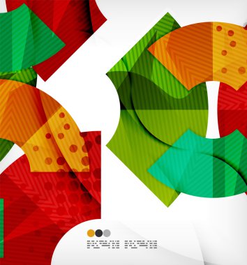 Soyut geometrik şekiller arka plan