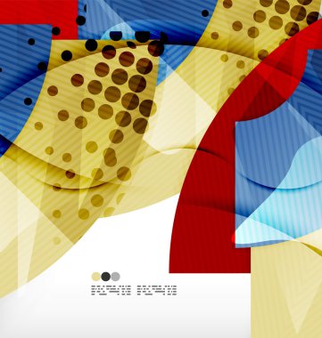 Soyut geometrik şekiller arka plan