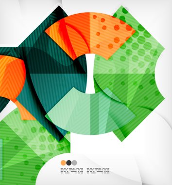 Soyut geometrik şekiller arka plan