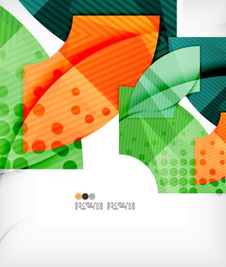 Soyut geometrik şekiller arka plan