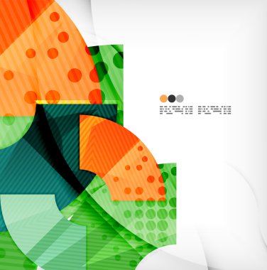 Soyut geometrik şekiller arka plan