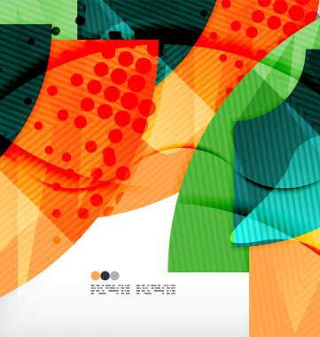 Soyut geometrik şekiller arka plan