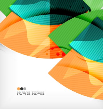 Soyut geometrik şekiller arka plan