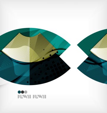 Soyut geometrik şekiller arka plan