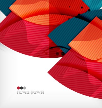 Soyut geometrik şekiller arka plan