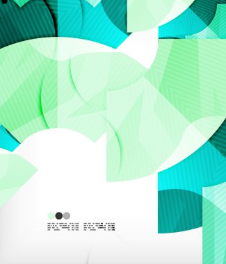 Modern futuristik techno soyut kompozisyon