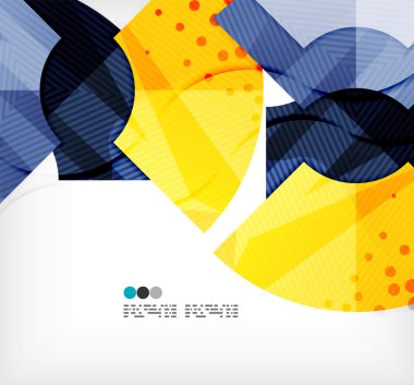 Modern futuristik techno soyut kompozisyon