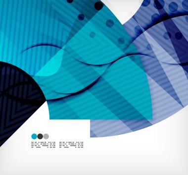 Modern futuristik techno soyut kompozisyon