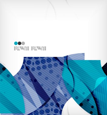 Modern futuristik techno soyut kompozisyon