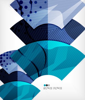 Modern futuristik techno soyut kompozisyon