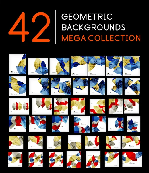 Mega colección de fondos abstractos — Archivo Imágenes Vectoriales