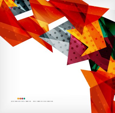 Fütüristik şekiller arka plan vektör