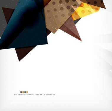 soyut renkli örtüşen kompozisyon