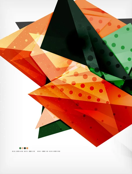 Composición superpuesta colorida abstracta — Archivo Imágenes Vectoriales