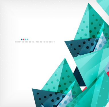 Geometrik şekil fütüristik arka plan
