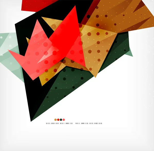 Forma geométrica fondo futurista abstracto — Vector de stock