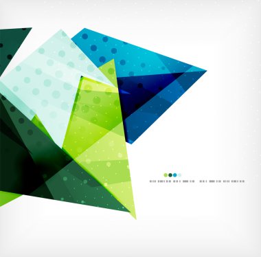 Geometrik şekil fütüristik arka plan