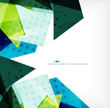 Geometrik şekil fütüristik arka plan