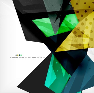 Fütüristik şekiller arka plan vektör