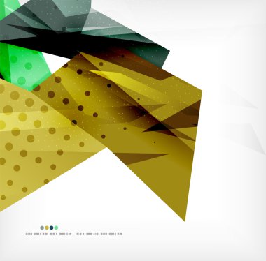 Fütüristik şekiller arka plan vektör