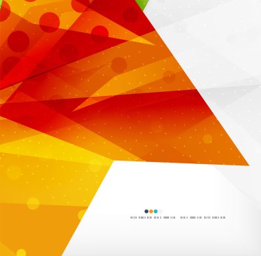 Modern 3d soyut şekiller üzerinde beyaz düzeni