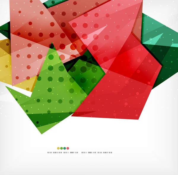 现代三维抽象形状上白布局 — 图库矢量图片