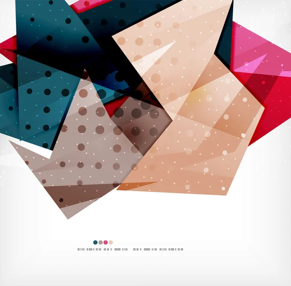 Modernas formas abstractas 3d en diseño blanco — Archivo Imágenes Vectoriales