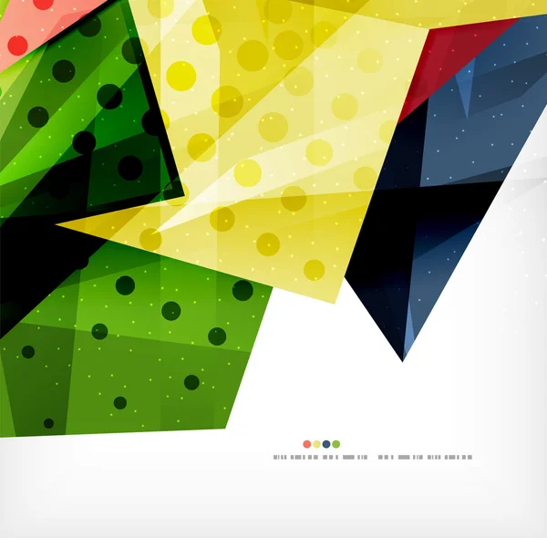 Modernas formas abstractas 3d en diseño blanco — Archivo Imágenes Vectoriales