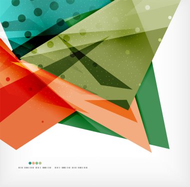 Fütüristik şekiller arka plan vektör