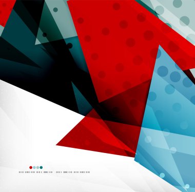 Fütüristik şekiller arka plan vektör