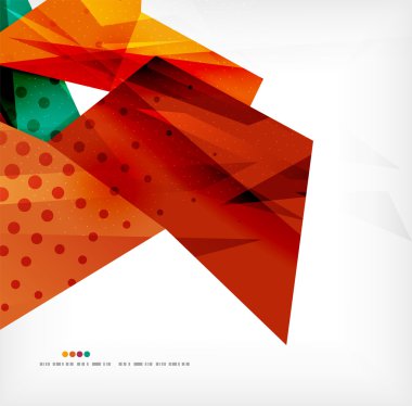 Fütüristik şekiller arka plan vektör