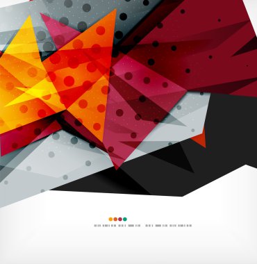 Fütüristik şekiller arka plan vektör