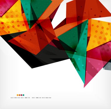 Fütüristik şekiller arka plan vektör