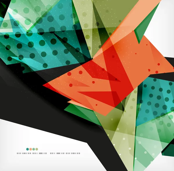 Formas futuristas vector fondo abstracto — Vector de stock