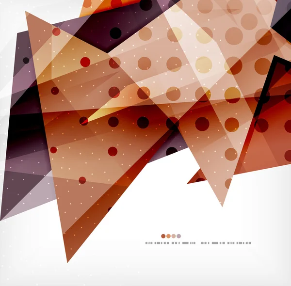 Современные глянцевые треугольники — стоковый вектор