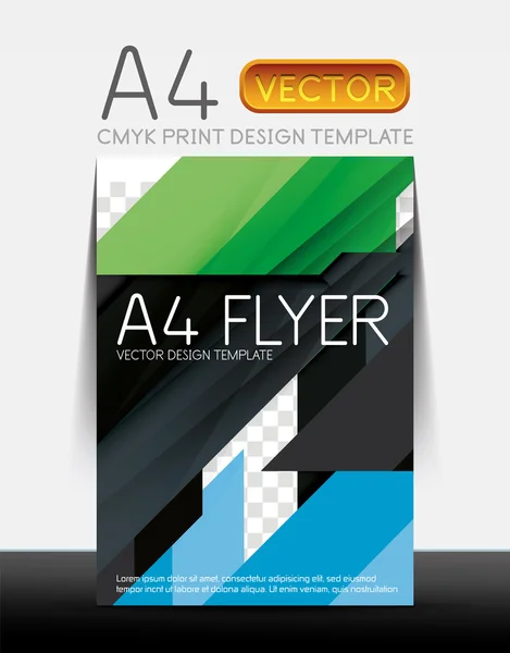 Šablona návrhu brožury abstraktní leták — Stockový vektor