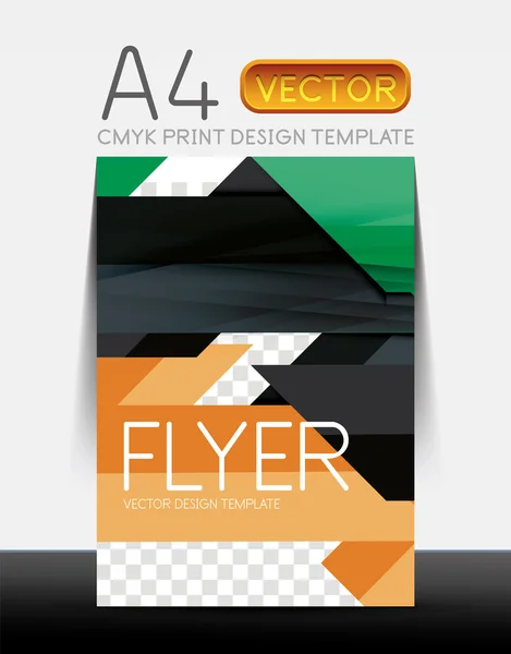 Abstrakt flyer broschyr vektor design — Stock vektor