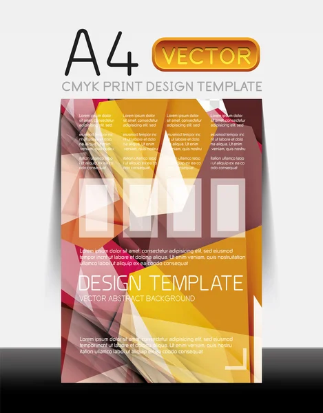 Vector Modern Flyer Design — Stock Vector