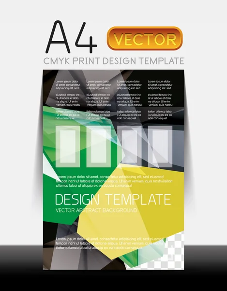 Vector Modern Flyer Design — Stock Vector