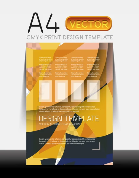 Vector Modern Flyer Design — Stock Vector